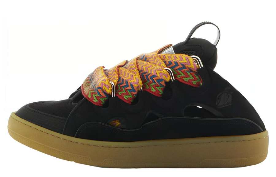Lanvin Lanvin Leather Curb Mules Black