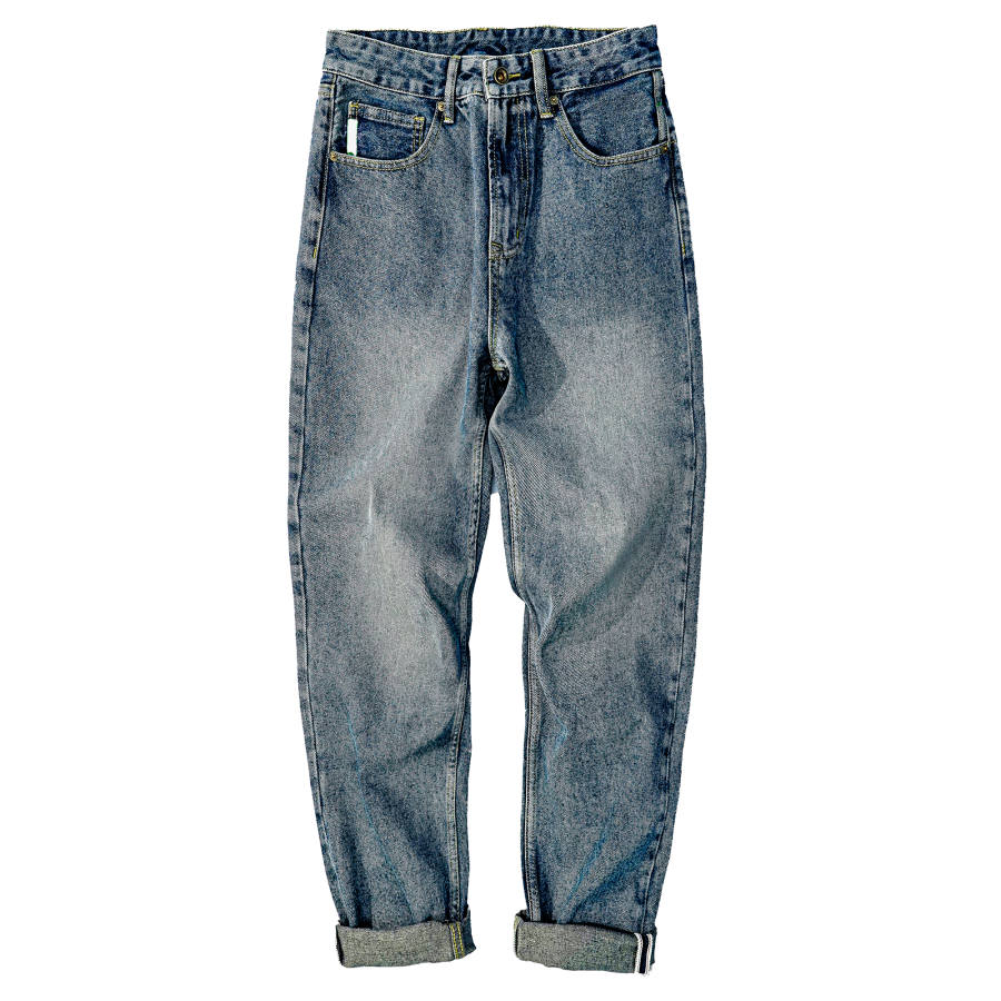 Jeep Jeans Unisex Blue Moderate Straight Fit Pants