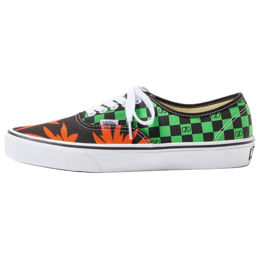 Valentino x Vans Collaboration VLOGO Low top Canvas Shoes Men's Green