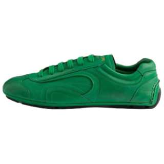 PRADA Re Edition 2005 Montecarlo Leather Low top Casual Shoes Men's Green
