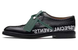 CHURCH'S X Off-White Burwood Slogan-print Brogues