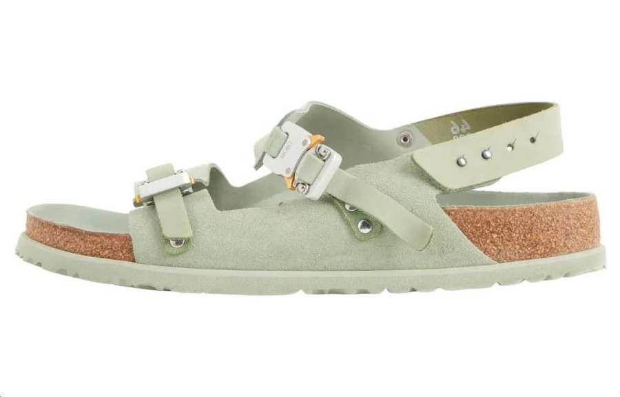 DIOR By Birkenstock Sandale Milano Pastel Green Nubuck Calfskin