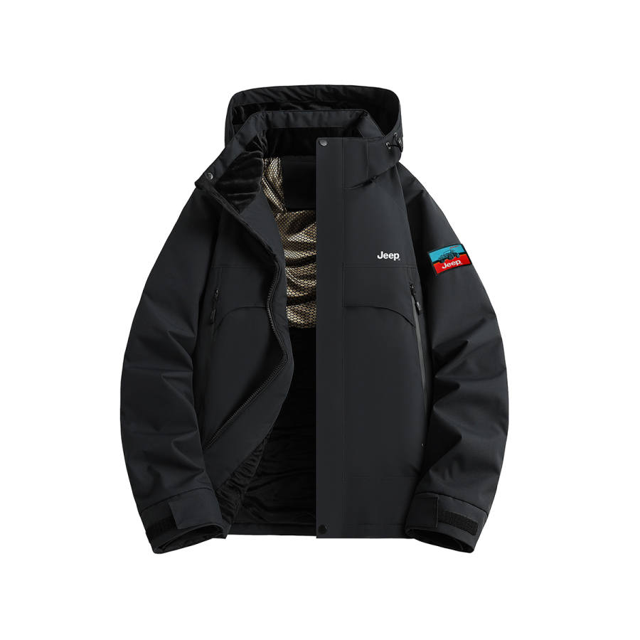 Jeep Jeep Puffer Jackets Unisex Hooded Thickened Other