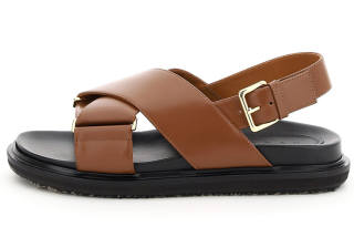 Marni crossover-strap sandals Women's