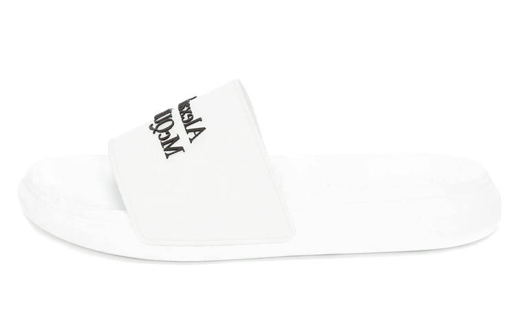 Alexander McQueen Alexander McQueen Pool Slide White Black