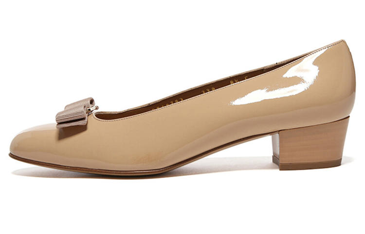 Ferragamo Vara High Heels Women's Nude