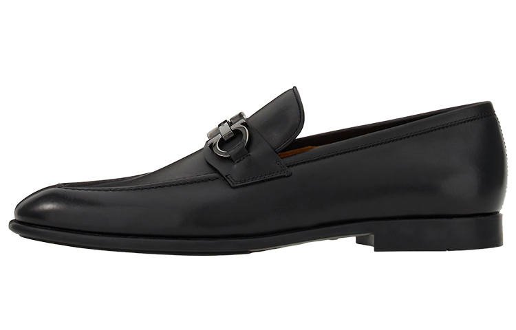 Ferragamo FERRAGAMO Gancini Horsebit Leather Loafers