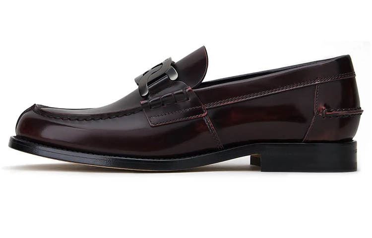 TOD'S Fashion Trend Casual Shoes Men's Burgundy