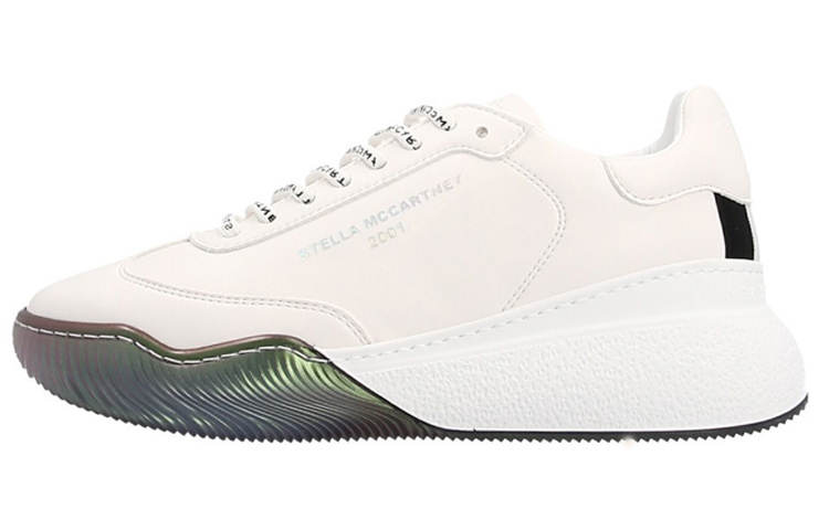 Stella McCartney Leather Cushioning Low top Sports Casual Shoes Women's White