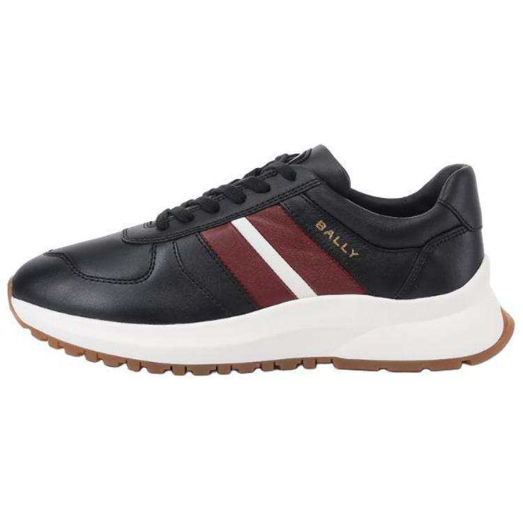 BALLY Cow Leather Low top Casual Shoes Men's Black