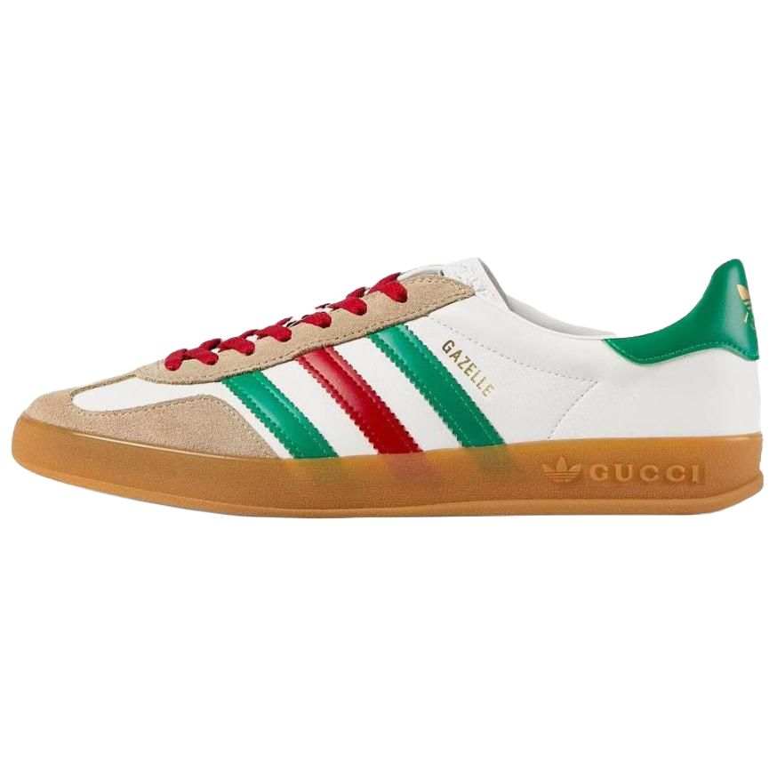 GUCCI Gazelle Adidas x Gazelle Gucci 'White Green Red'