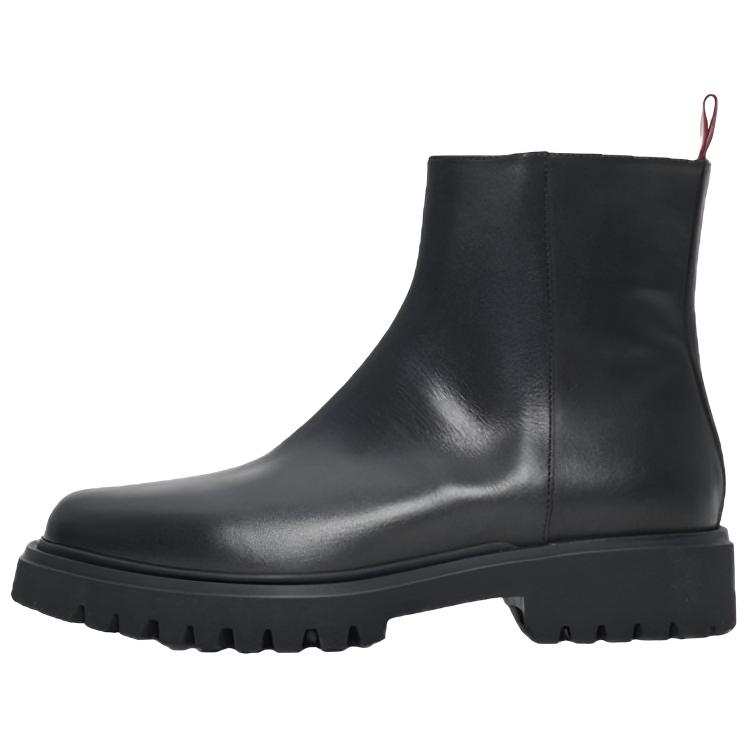 BALLY BALLY Cow Leather Ankle Boots Men's Black
