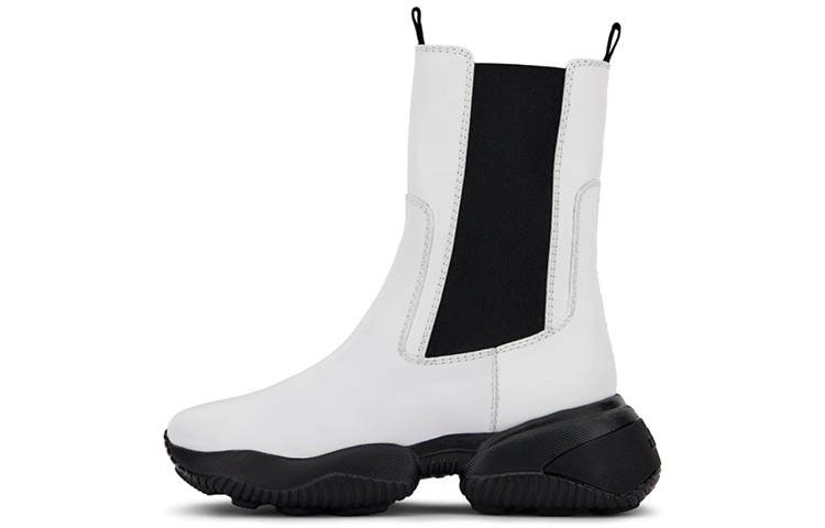 HOGAN Round Toe Chunky Boots Women's