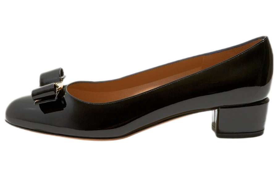 Ferragamo FERRAGAMO Vara Bow-detail Leather Pumps