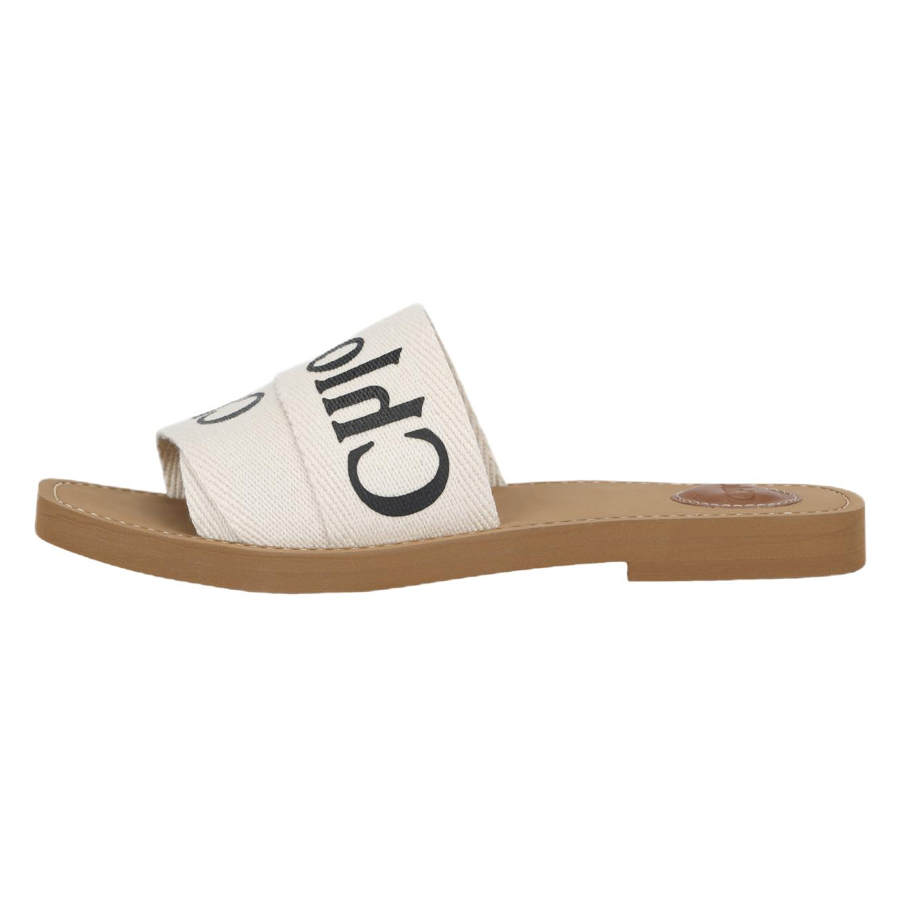 Chloé Chloe Woody Slide Slippers Women's White