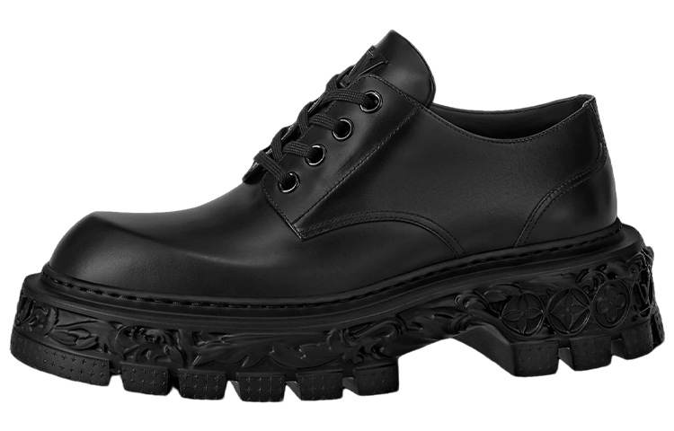 LOUIS VUITTON LOUIS VUITTON Lv Platform Lace Up Loafers 'Black'