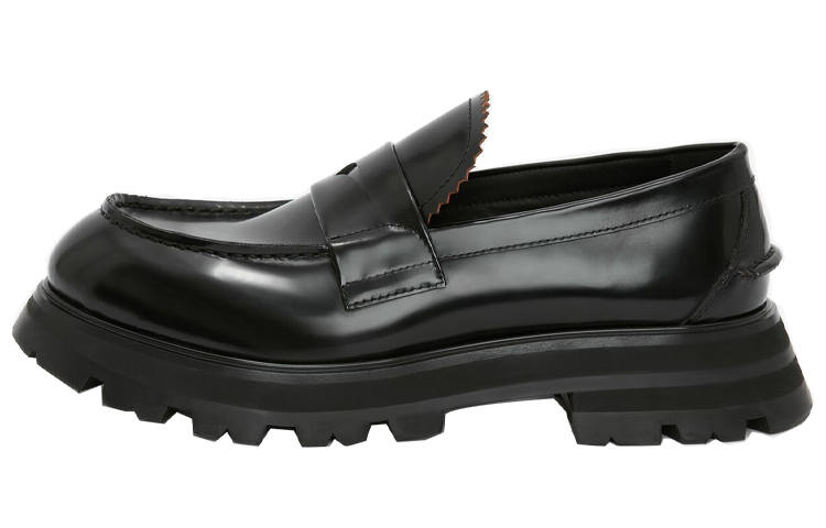 Alexander McQueen Penny Loafer Black Women's