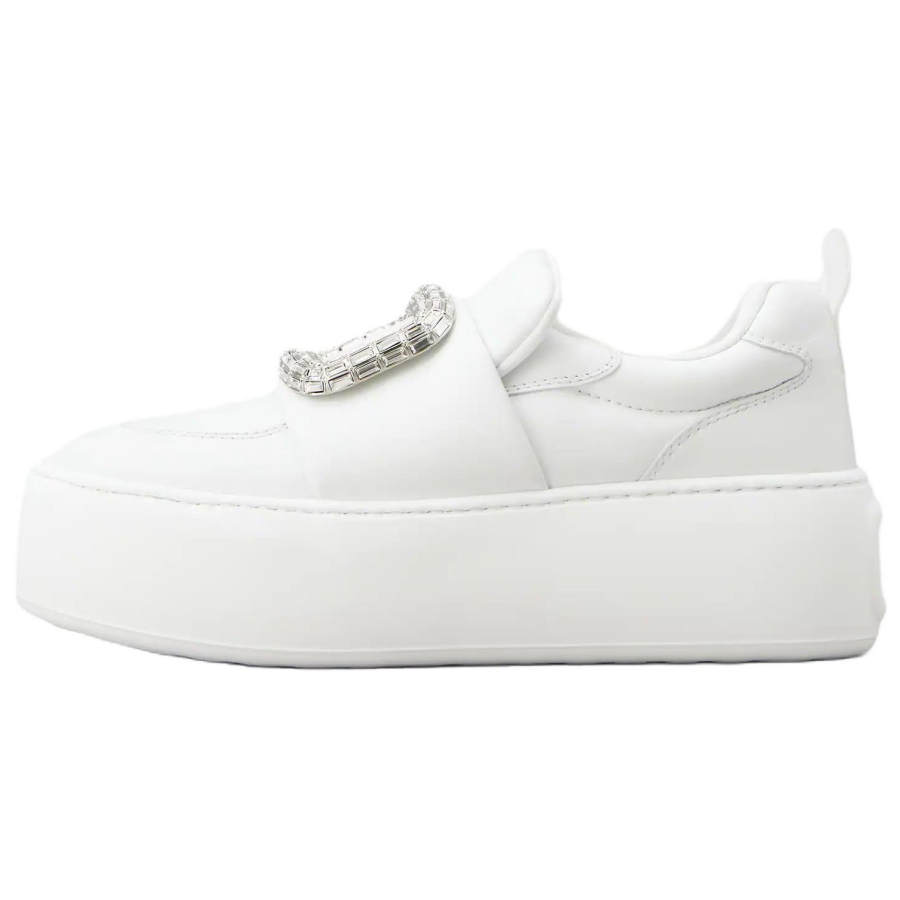 Roger Vivier Viv' Up Low top Skateboard Shoes Women's White
