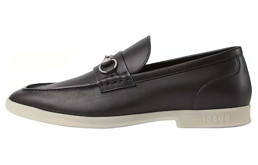 GUCCI Horsebit Loafers Men's Black