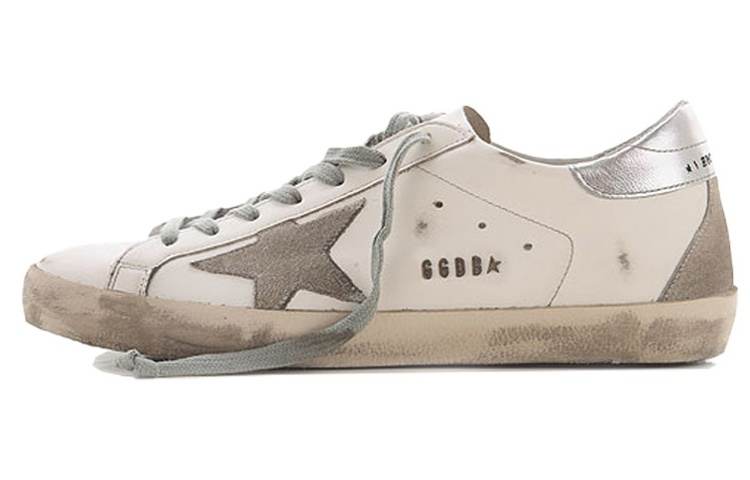 Golden Goose Super Star Stylish Skateboarding Shoes Men's White