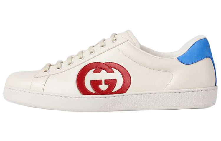 GUCCI Gucci Ace 'Interlocking G - White Red Blue'