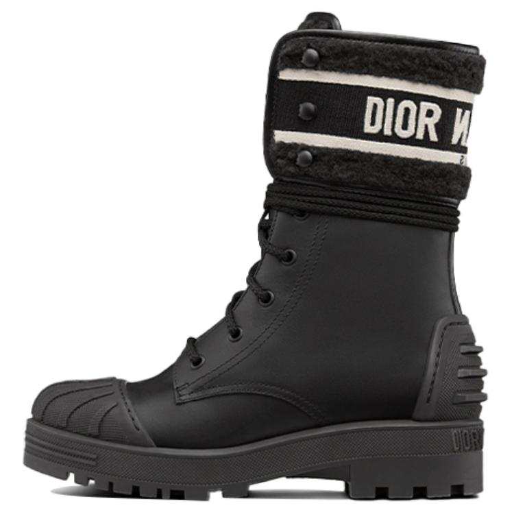 DIOR DIOR D Major Crew Mid Calf Boots Women's Black