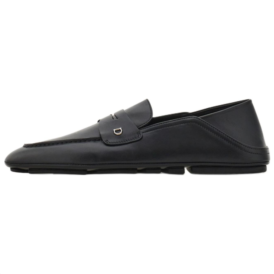 Ferragamo FERRAGAMO Gancini Loafers Men's Black