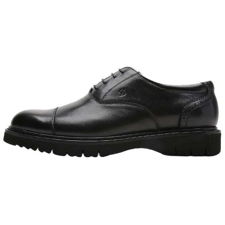S.T.Dupont S. T.DUPONT Cow Leather Dress Shoes Men's Black