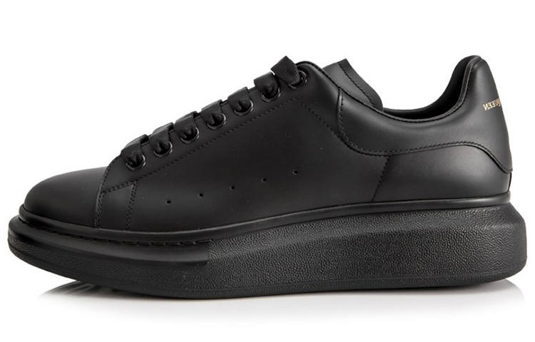 Alexander McQueen Oversized Sneaker Low top Stylish Skateboarding Shoes Men's Black