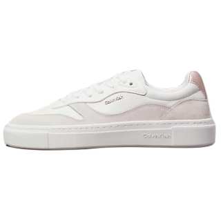 CALVIN KLEIN Leather Low top Skateboard Shoes Women's Pink