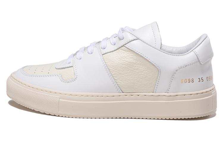 COMMON PROJECTS COMMON PROJECTS FW22 Leather Lace Up Low top Stylish Skateboarding Shoes Women's White