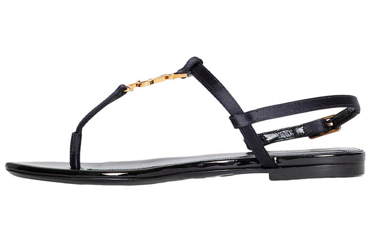 SAINT LAURENT SAINT LAURENT Cassandra Satin Sandals