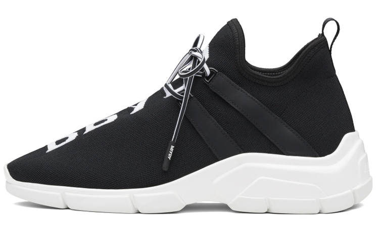 PRADA PRADA Knit Logo Sneakers 'Black' Women's