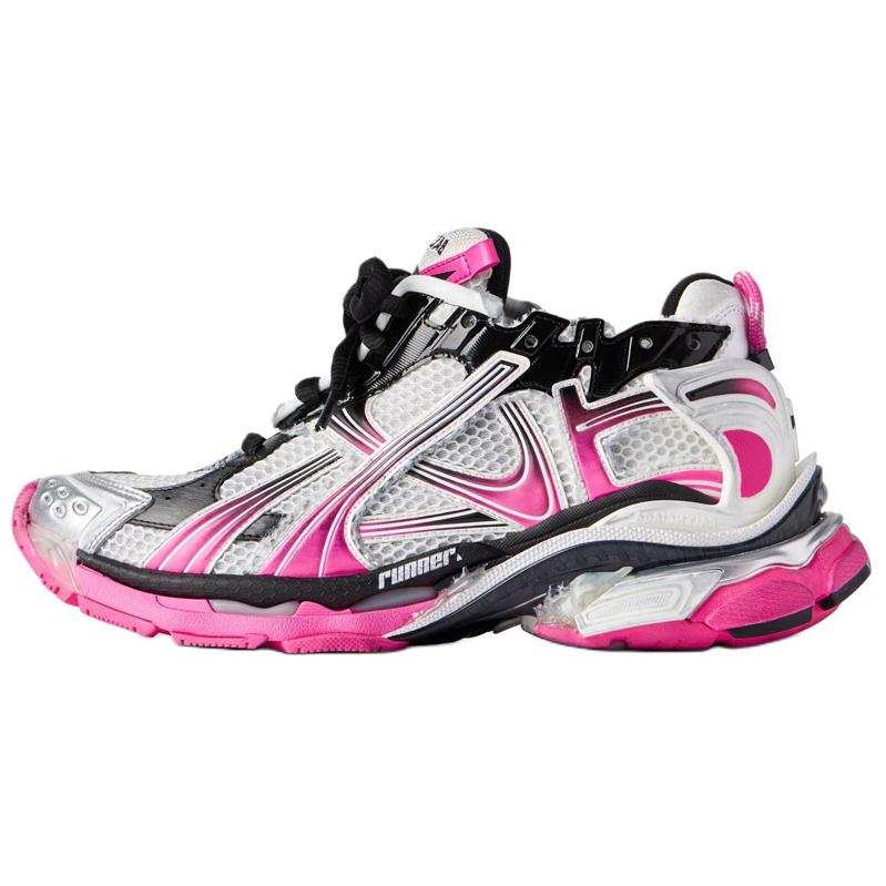 Balenciaga Gradient Lace Up Sneakers Women's
