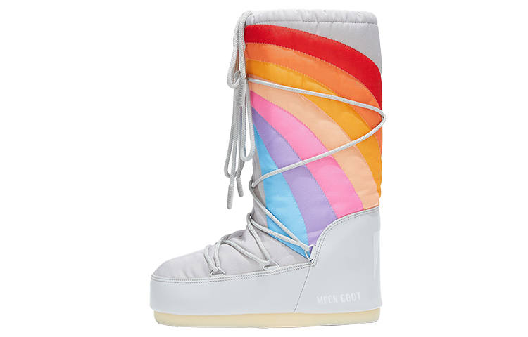 Moon Boot Moon Boot Logo Rainbow-print Snow Boots