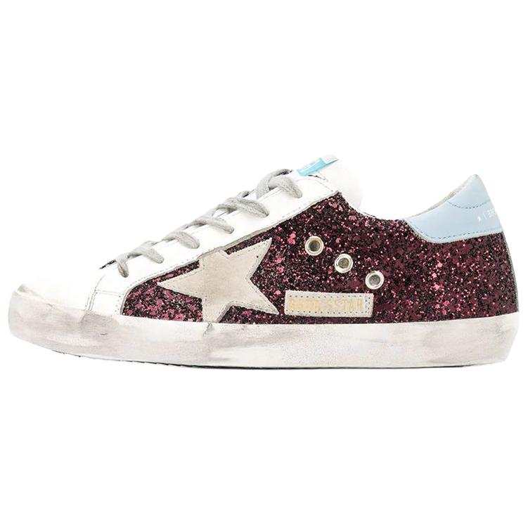 Golden Goose Super Star Low top Skateboard Shoes Women's Red