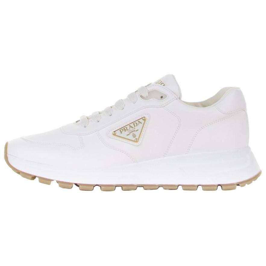 PRADA PRADA Prax 01 Leather Low top Casual Shoes Men's White