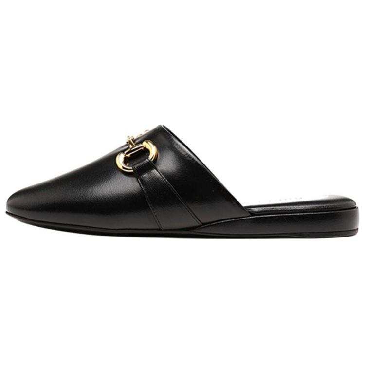 GUCCI Closed Toe Slippers Women's Black