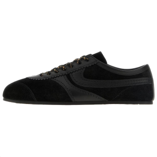 DRIES VAN NOTEN Suede Low top Casual Shoes Women's Black