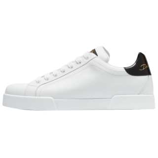 Dolce & Gabbana Portofino Low top Skateboard Shoes Men's White