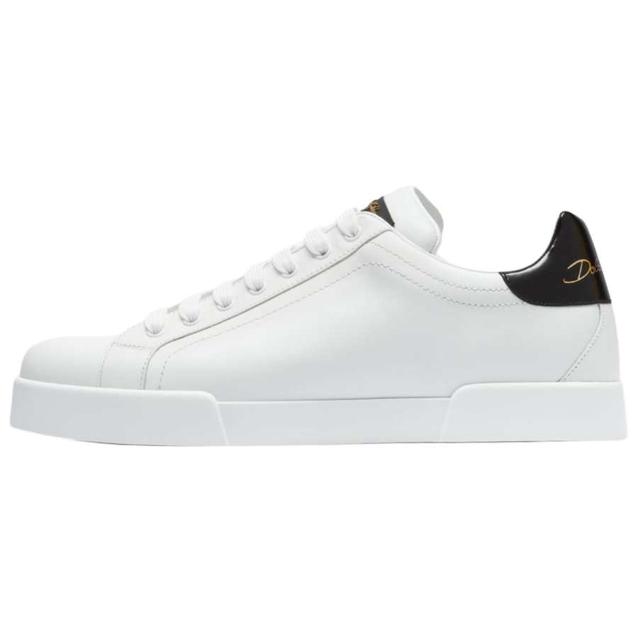Dolce & Gabbana Portofino Low top Skateboard Shoes Men's White