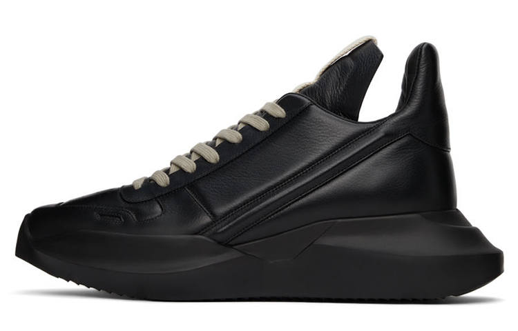 RICK OWENS RICK OWENS/RO Cow Leather Low top Casual Shoes Women's Black