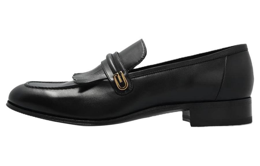 GUCCI GUCCI Mirrored G Loafer Black