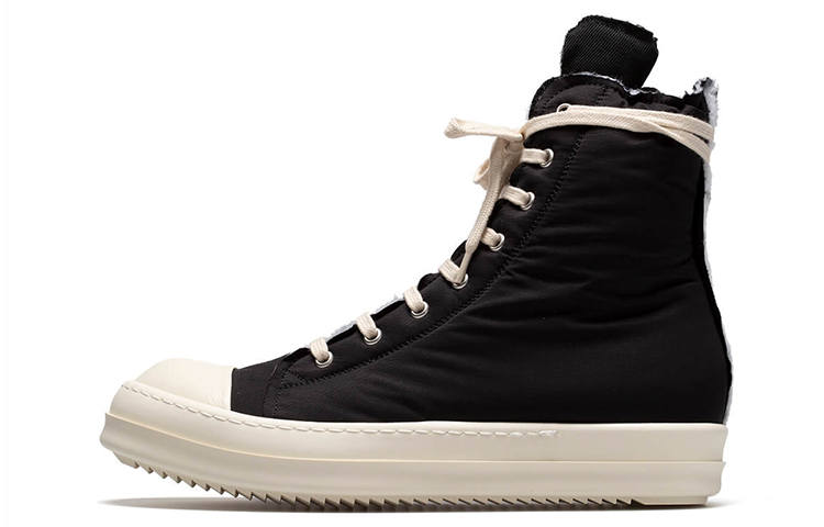 Rick Owens DRKSHDW Stylish Skateboarding Shoes Men's Black White