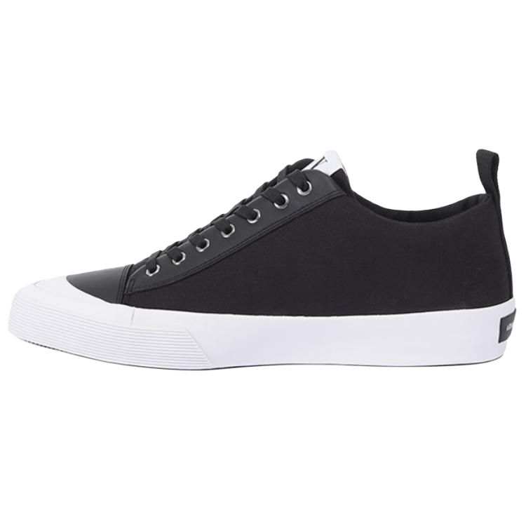 ARMANI EXCHANGE ARMANI EXCHANGEAE Low top Canvas Shoes Men's Black