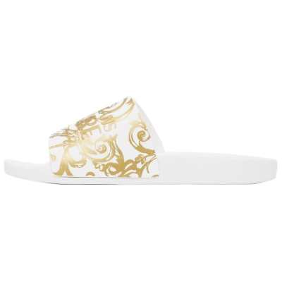 VERSACE JEANS COUTURE Slide Slippers Women's White