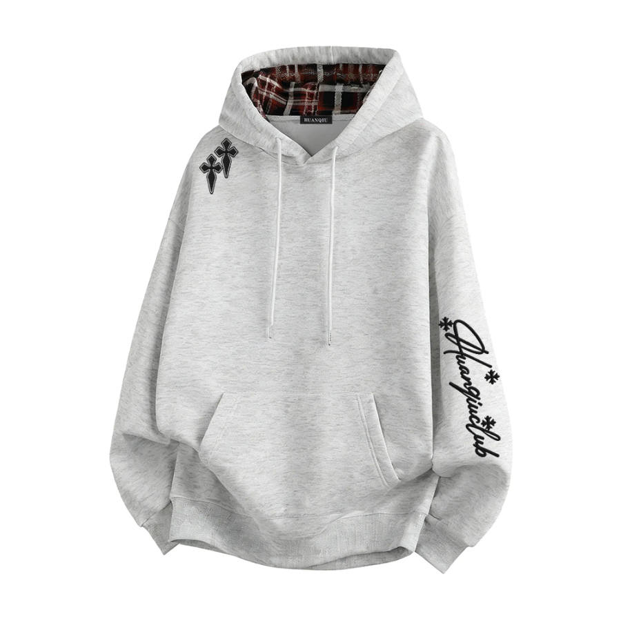 HUANQIU Sweatshirts Unisex Hooded Thickened Heavyweight
