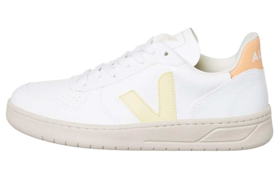 VEJA Pu Low top Stylish Skateboarding Shoes Women's White