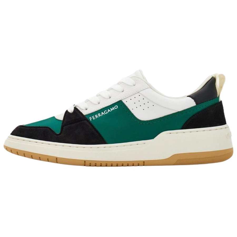 Ferragamo FERRAGAMO Dennis Panelled Sneakers