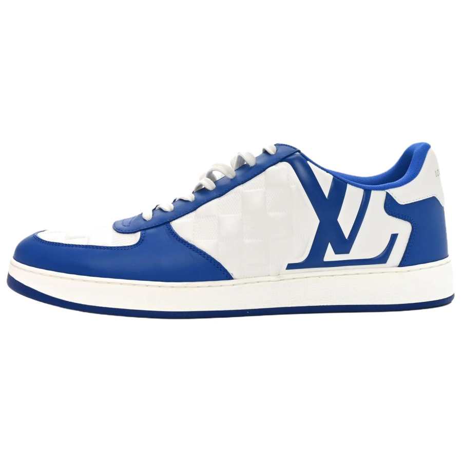 LOUIS VUITTON Rivoli Low top Skateboard Shoes Men's Blue